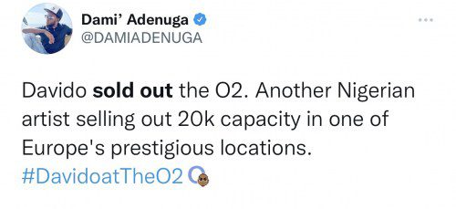 Wizkid FC and Nigerians React After Davido Used 5 Months To Promote Out His ‘2022’ O2 Present - Sweetloaded
