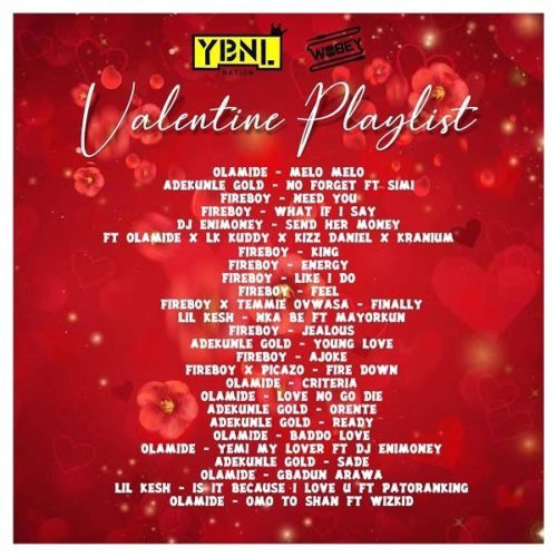 DJ Enimoney – (YBNL) “Valentine’s Playlist” Mix