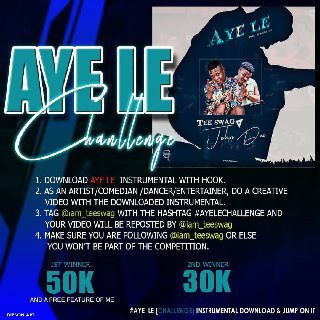 Tee swag - Aye Le Instrumental Ft Johndee