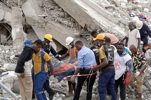 [Update] Lagos building collapse: 5 people saved, 4 dead