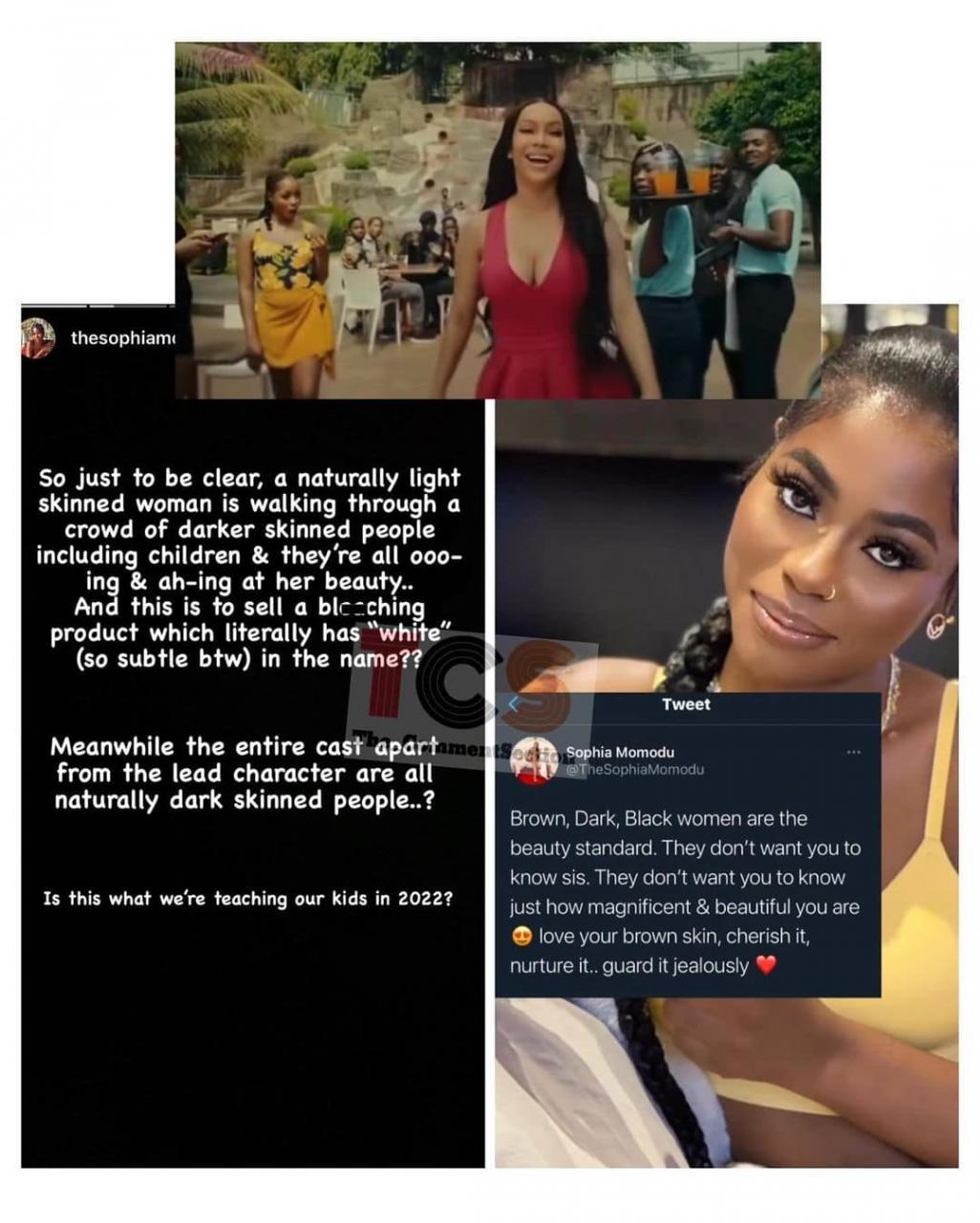 Davido's child mama, sophia and toolz slam maria for selling bleaching with her hush advert - sweetloaded