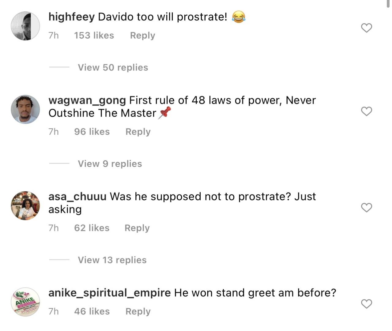 Wizkid-fc and 30bg conflict over wizkid's humble character after he prostrated to greet femi kuti (watch video) - sweetloaded