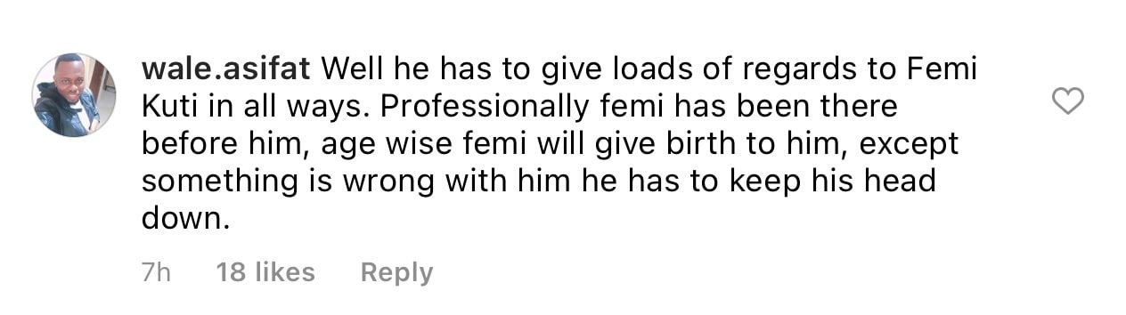 Wizkid-fc and 30bg conflict over wizkid's humble character after he prostrated to greet femi kuti (watch video) - sweetloaded