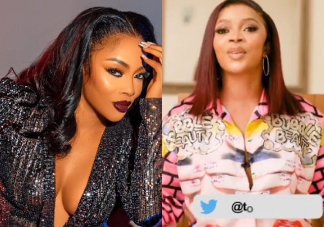 "why will you on your camera, press record and start crying"- toke makinwa asks those who record themselves crying - sweetloaded