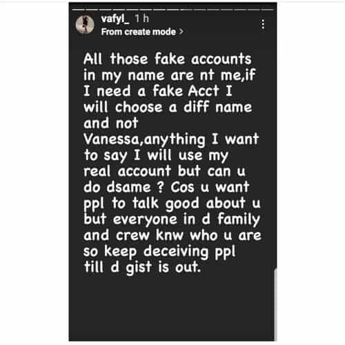 Davido’s alleged new girlfriend, vanessa calls out chioma (chefchi) - sweetloaded
