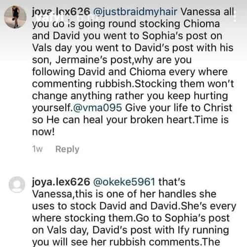 Davido’s alleged new girlfriend, vanessa calls out chioma (chefchi) - sweetloaded