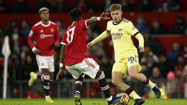 Premier league arsenal vs manchester united
