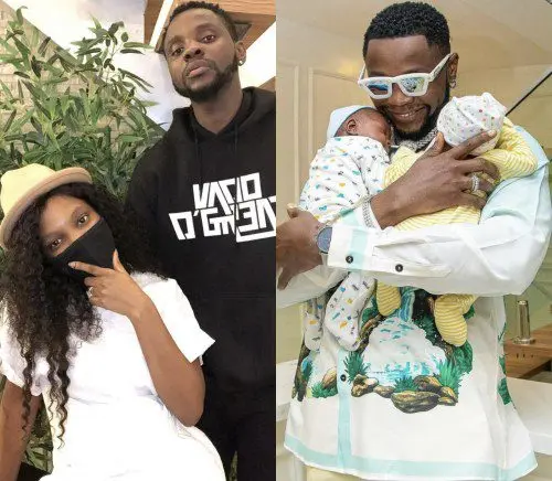 Kizz daniel unveils his sons faces (see photograph)