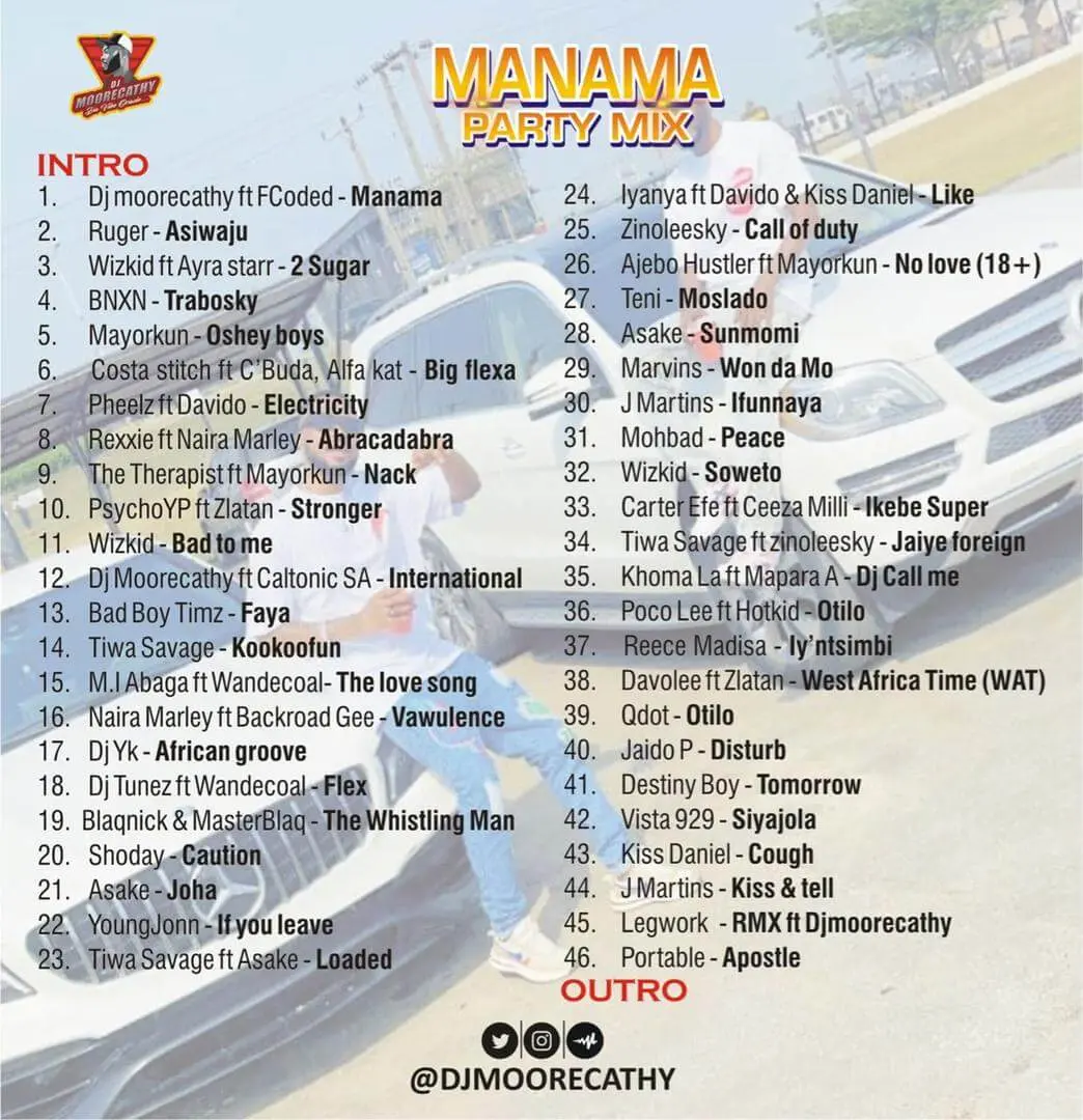 Dj moorecathy - manama party mixtape - sweetloaded