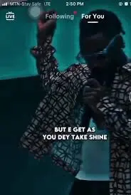 Mayorkun – e get as you dey take shine