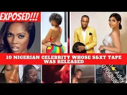 Nigeria celebrity leaked videos and photos
