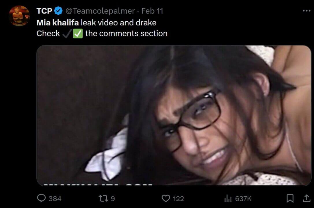 Mia khalifa and drake leaked video