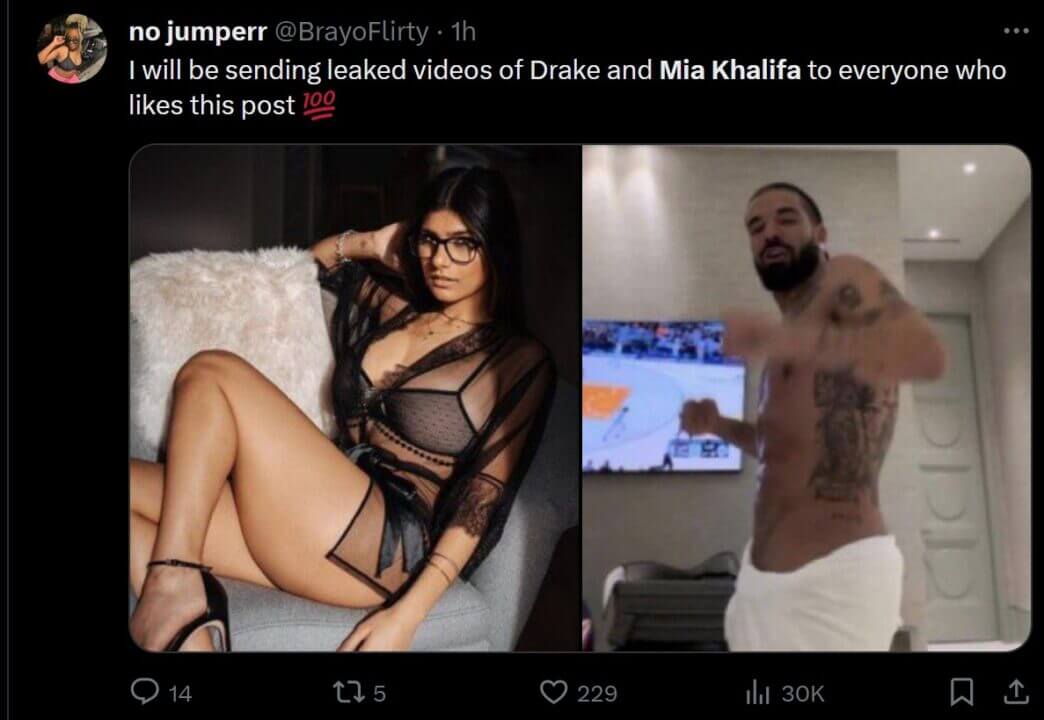 Mia khalifa and drake leaked video