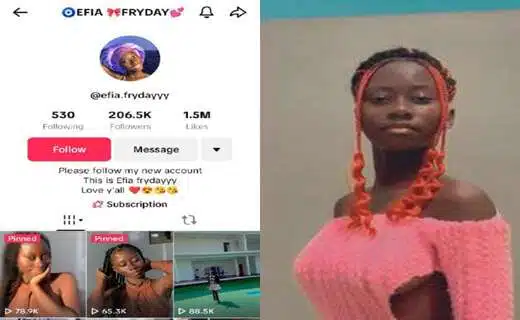 Trending sextape of ghanaian tiktoker efia fryday - sweetloaded