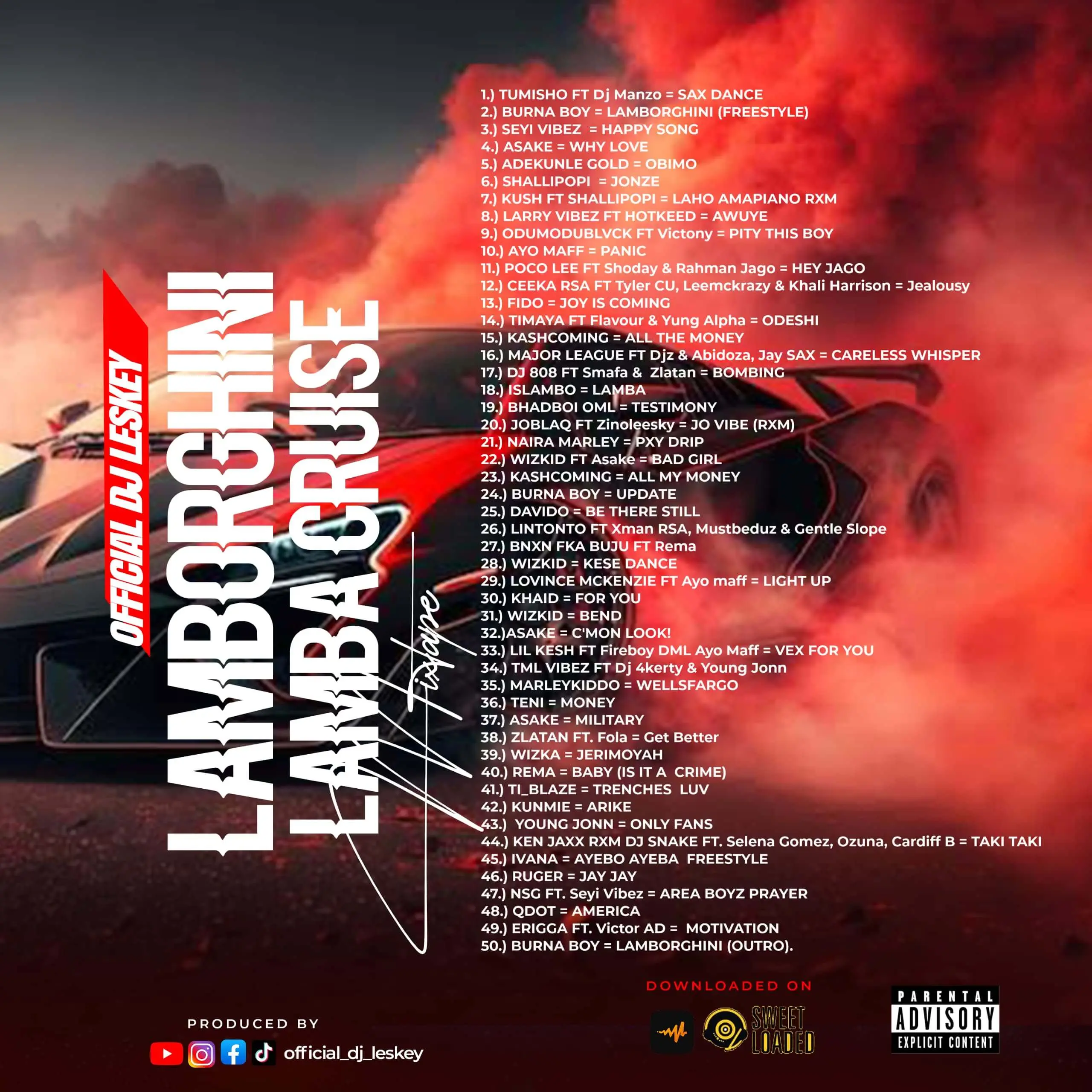 Dj leskey - lamborghini lamba mixtape - sweetloaded
