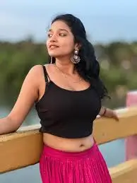 South indian actress lavanya manickam seats on his face